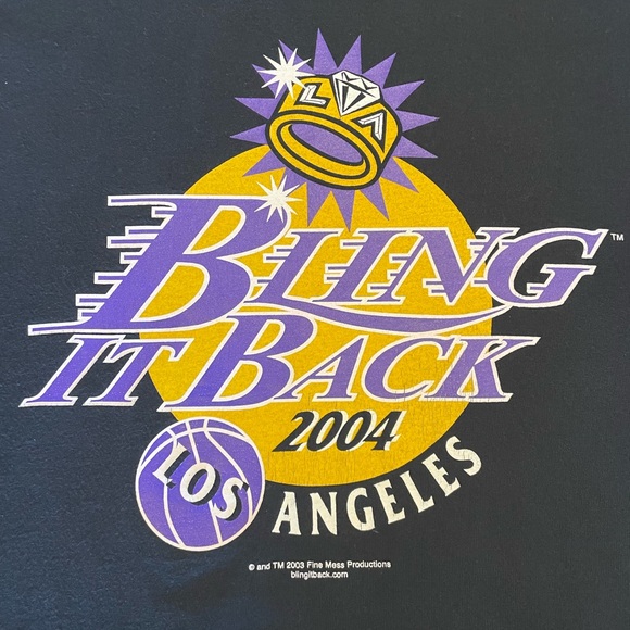 ‘Bling it Back’ 2004 Lakers Tee - Picture 3 of 4